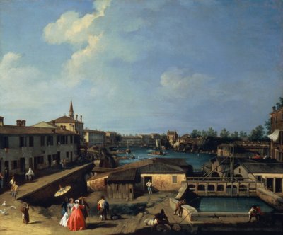 Dolo on the Brenta by Giovanni Antonio Canal